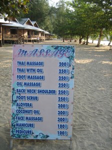 The price list